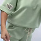 ⏳ Offre spéciale à durée limitée ⏰ Ensemble haut et pantalon décontractés de couleur unie pour femme