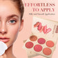 Palette de maquillage de type livre à 5 couches avec 67 teintes professionnelles