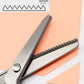 ✂️Ciseaux à bord zig‑zag en acier inoxydable ✨Poignée ergonomique, anti‑effilochage pour couture et bricolage 🧵