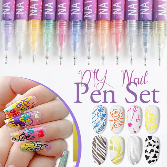 🎁 Vente Flash -49% ⏳ Coffret de 12 stylos à ongles