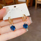 ⏳Spécial à durée limitée⏰Boucles d'oreilles en cristal artificiel bleu💎