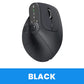 Souris ergonomique Bluetooth multi-appareils avec molette