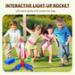 Lance-roquettes à LED pour enfants