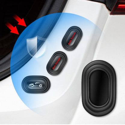 🚗🔇 Butoirs amortisseurs de porte auto en silicone, anti‑bruit, protègent la carrosserie sans résidu