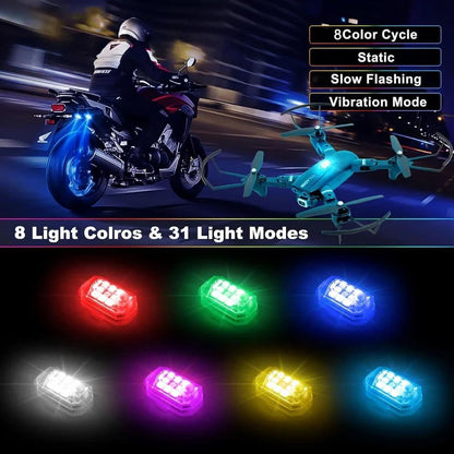 🚗 PROMO FLASH : 50% DE RÉDUCTION ! 💡 Lampes LED Sans Fil 8 Couleurs – 90 mAh – Étanche & Télécommande for Voiture, Drone & Camping 🎮