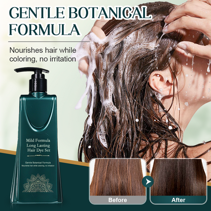 ⏳Promotion Éclair⏰Kit de coloration capillaire longue durée à formule douce🧴