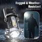 ⚡PROMO -50% !🔦Lampe de poche porte-clés rechargeable, 7 modes, étanche et compacte✨
