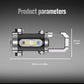 ⚡PROMO -50% !🔦Lampe de poche porte-clés rechargeable, 7 modes, étanche et compacte✨