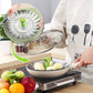 🥘 Cuit‑vapeur pliable en acier inoxydable ✨ Gain de place, résistant, cuisson saine ⚡‑49% DE RÉDUCTION ! Idéal pour vos légumes 🥦