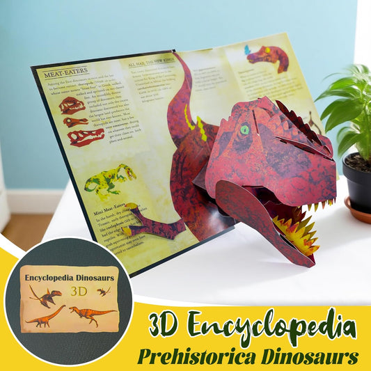 🦖Encyclopédie 3D Dinosaures préhistoriques - Stimulez le voyage intellectuel des enfants vers l'illumination ! 📚