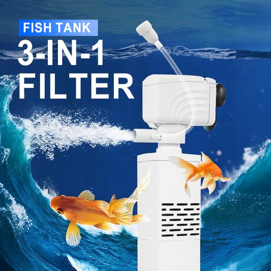 💦Filtre 3 en 1 pour aquarium – filtration, oxygénation et pompage de l'eau🐠