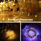 🔥‑50% Réduction ! Guirlande LED USB décorative 🎄 8 modes d’éclairage, fil cuivre souple, résistante pluie pour fêtes de Noël ✨