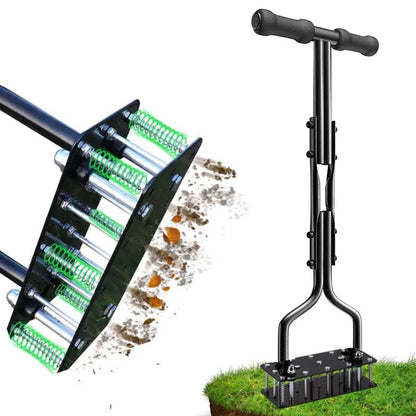 🌱🛠️ Outil de décompactage du sol – aérateur de pelouse pour jardin et pelouse