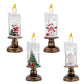 🎄Christmas Sales🎉Boule à neige de Noël lumineuse à piles avec bougie