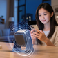 🔥🎵 Enceinte 5-en-1 avec support téléphone – Son par induction, recharge et lumière d’ambiance, tout en un !