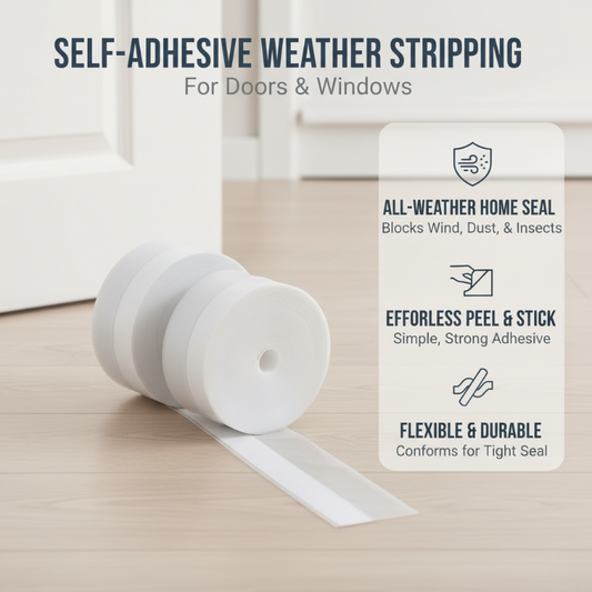 🔥‑50% OFFRE LIMITÉE🚪 Joints d’étanchéité auto‑adhésifs pour portes et fenêtres, isolation et anti‑bruit, pose facile ✨