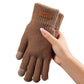 Gants tactiles chauds en tricot thermique
