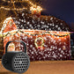 🎅🎄 Projecteur de Noël USB ❄️ 16 motifs festifs magiques, déco lumineuse féerique ⚡‑50% DE RÉDUCTION ! Pour fêtes de fin d’année ✨
