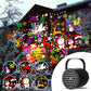 🎅🎄 Projecteur de Noël USB ❄️ 16 motifs festifs magiques, déco lumineuse féerique ⚡‑50% DE RÉDUCTION ! Pour fêtes de fin d’année ✨