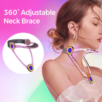 🎉 Offre de la semaine –50% ! 🩺 Collerette Réglable à 360° – Maintien du Cou Ajustable, Confort au Quotidien, Format Compact ✨