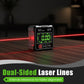 Jauge d'angle laser numérique avec base magnétique à 4 côtés