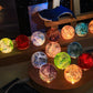livraison gratuite 🛫Décoration Sphère en Verre Lumineuse avec Effet Ciel Étoilé