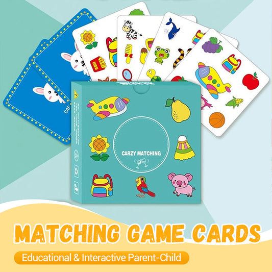 Cartes éducatives et interactives pour un jeu de correspondance parent-enfan