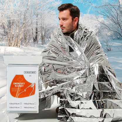 🚨 Couverture de survie double face, réflexion thermique ≥90% ! -50% 🌬️🔥