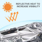 🚨 Couverture de survie double face, réflexion thermique ≥90% ! -50% 🌬️🔥