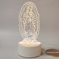 📢📢60 % de réduction !!!  ✝️Lampe de prière vierge 🙏🤲Statue de Notre-Dame de Guadalupe