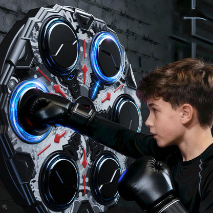 🔥🎵-50% DE RÉDUCTION✨Cible de boxe musicale intelligente🥊Entraînement ludique pour enfants, musique & sport combinés