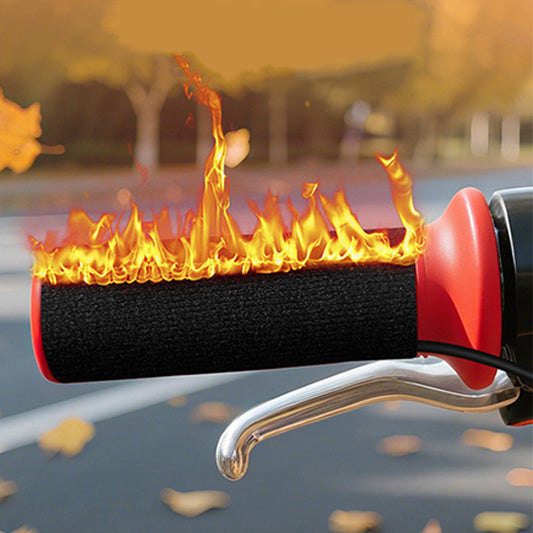 🔥 50 % DE RÉDUCTION MAINTENANT ! 🏍️ Guidon chauffant pour vélo – 3 niveaux de température, installation facile et confort par temps froid ⚡🧤