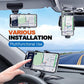 📱 Support de téléphone pliable pour voiture – Réglage multi-axes 1080°, fixation anti-vibrations et maintien en silicone