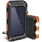 🔥-50% Batterie externe solaire🌞10000mAh Portable, recharge solaire, camping voyage, chargeur urgence!