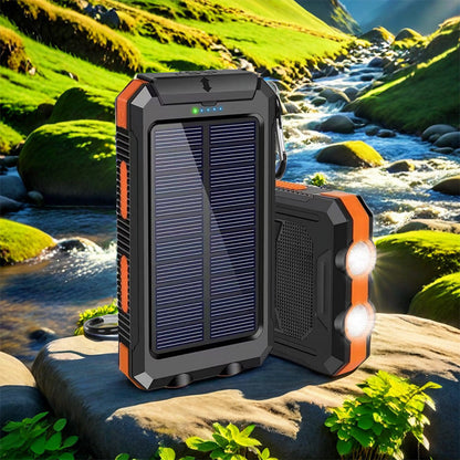 🔥-50% Batterie externe solaire🌞10000mAh Portable, recharge solaire, camping voyage, chargeur urgence!
