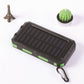 🔋 50% DE RÉDUCTION! ☀️ Batterie Externe Solaire 10000 mAh – Double Lampe LED, Recharge Verte & Idéale pour Voyage & Camping 🏕️