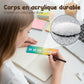 Mini règle dégradée à pochoirs 🎨 | Facile pour les enfants ! Précis, sûr & coloré, idéal pour dessiner, scoler & créer ✨ – Cadeau parfait pour petits artistes 👶👧👦