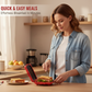 🍞50% DE RÉDUCTION✨Tout-en-Un Magique – Micro-ondes, Grille-Pain & Sandwich Maker Compact | Gain de Place, Gain de Temps 🔥