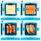 🍞50% DE RÉDUCTION✨Tout-en-Un Magique – Micro-ondes, Grille-Pain & Sandwich Maker Compact | Gain de Place, Gain de Temps 🔥