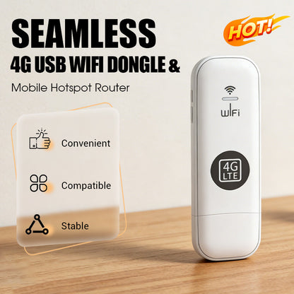 Clé USB WiFi 4G 2026 Nouvelle Version 🔥 | Routeur Mobile Hotspot, Connexion Puissante 💪 – Qualité Bien Meilleure Que La Concurrence 📡