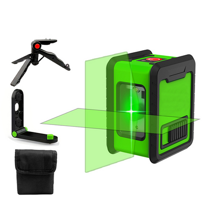 📐50% DE RÉDUCTION✨Mini Niveau Laser à Haute Précision avec Ligne Croisée – Auto-nivelant, Lignes Verticales/Horizontales & Design Compact🔧