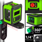 📐50% DE RÉDUCTION✨Mini Niveau Laser à Haute Précision avec Ligne Croisée – Auto-nivelant, Lignes Verticales/Horizontales & Design Compact🔧