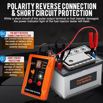 💎 62% DE RÉDUCTION ! 💎 Testeur & Nettoyeur d’Injecteurs 4 Modes – Diagnostic Précis, Alimentation 12V & Écran LED pour Mécaniciens Pros ou DIY 🛠️🚗