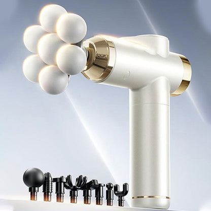 🐣💆 Pistolet de Massage Intelligent | Multi-têtes & Profondeur | Promo Pâques ✨