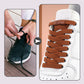 🎀👟✨ 2pcs Lacets Plats Élastiques Ajustables – Sans Nouage + Largeur Confort ✨🔥