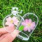 🦋PROMO FLASH -50% ! Marque-page transparent fleurs séchées, cadeau original, ruban gratuit inclus pour offrir ✨