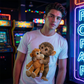 🐒💖 T-shirt Unisexe Motif Singe Câlin • Promo Printemps ✨👕