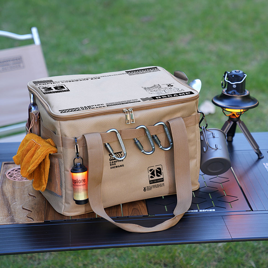 📢📢50 % de réduction !! ⏰Grand sac de rangement pour le camping en plein air（Accessoires non inclus）