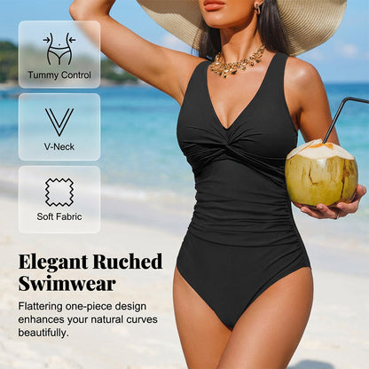 👙✨ 50 % de réduction ! 💃 Maillot de bain sculptant — Coupe ajustée