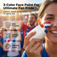 ✨Bâton de maquillage pour visage 3 couleurs drapeau – Coupe du Monde
